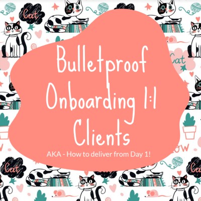 onboarding 1-1 clients